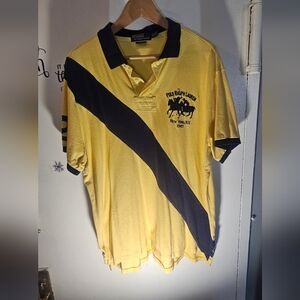 Ralph Lauren Yellow and Navy XXL